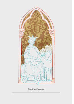 Ilustracción para el libro Poetas del 50