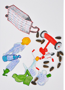 Ilustracción "Marcela" de Mónica Gutiérres sancho