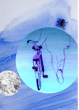 Ilustracción para La bicicleta de Sumji de Amoz Oz Editorial Siruela