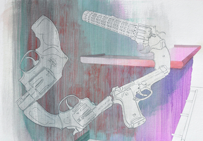 Consonantes. Serigrafías Christian Walter